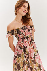 Vintage Paloma midi-jurk